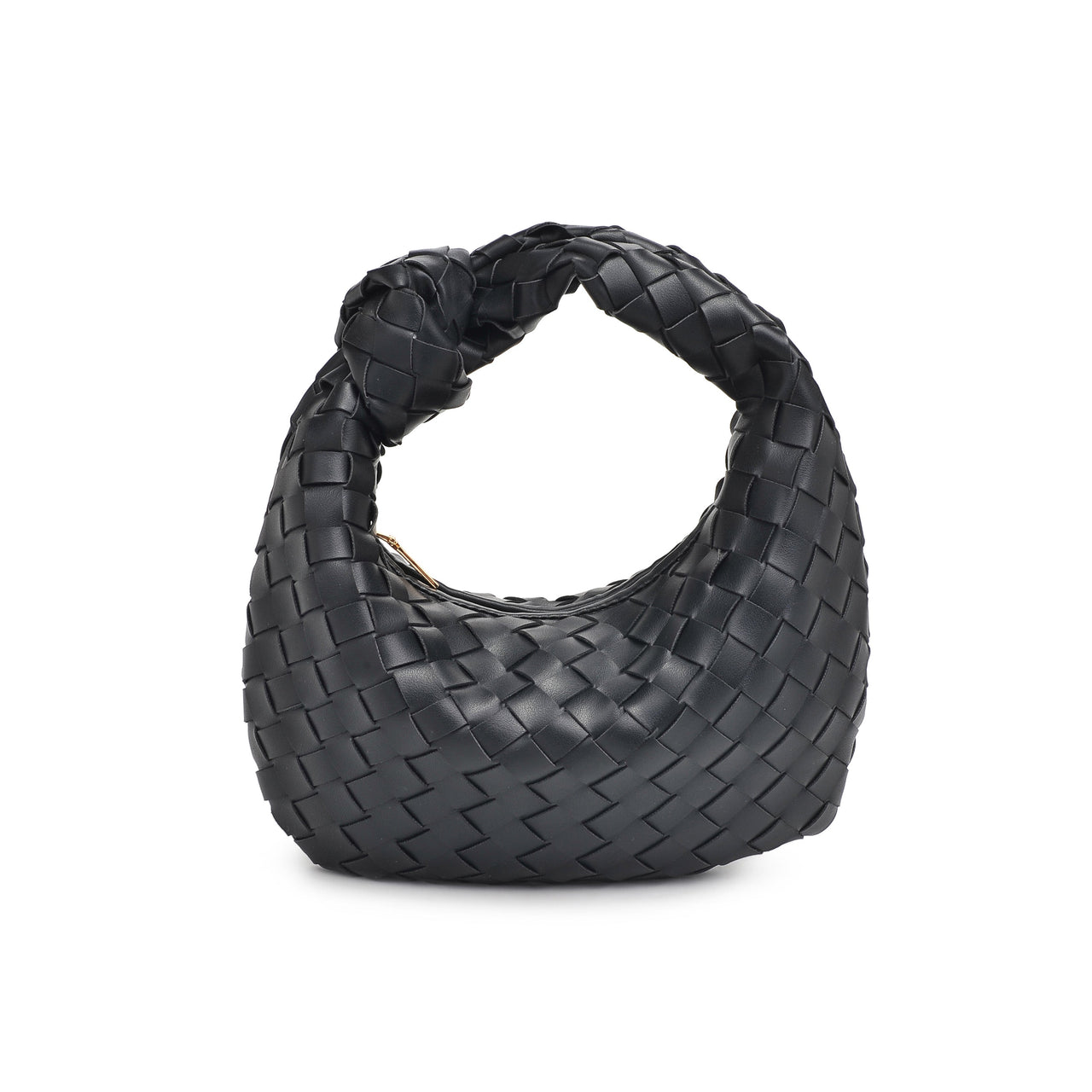 Tracy Woven Shoulder Bag Black, Evening Bag by Urban Expressions | LIT Boutique