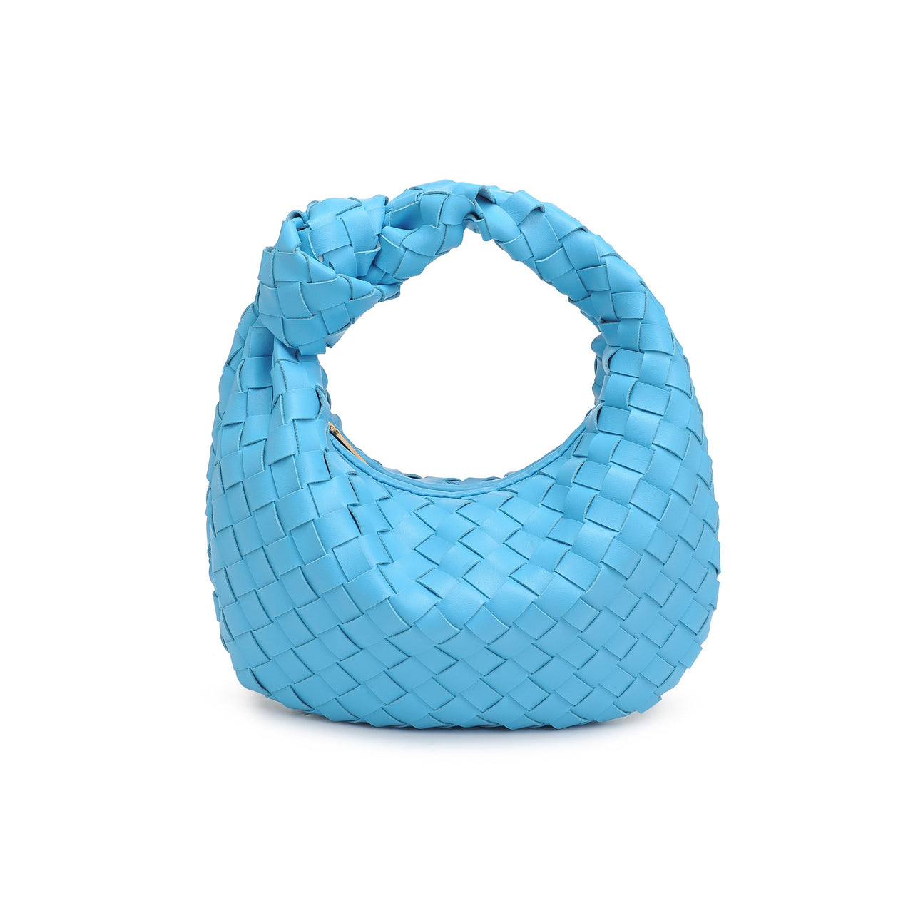 Tracy Woven Shoulder Bag Cyan, Daytime Bag by Urban Expressions | LIT Boutique