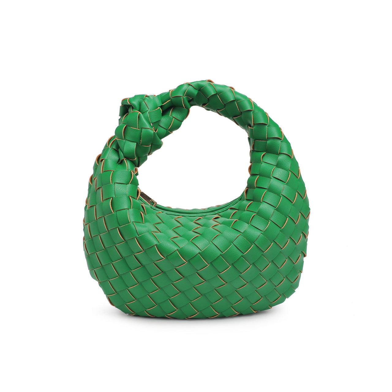 Tracy Woven Shoulder Bag Green, Daytime Bag by Urban Expressions | LIT Boutique