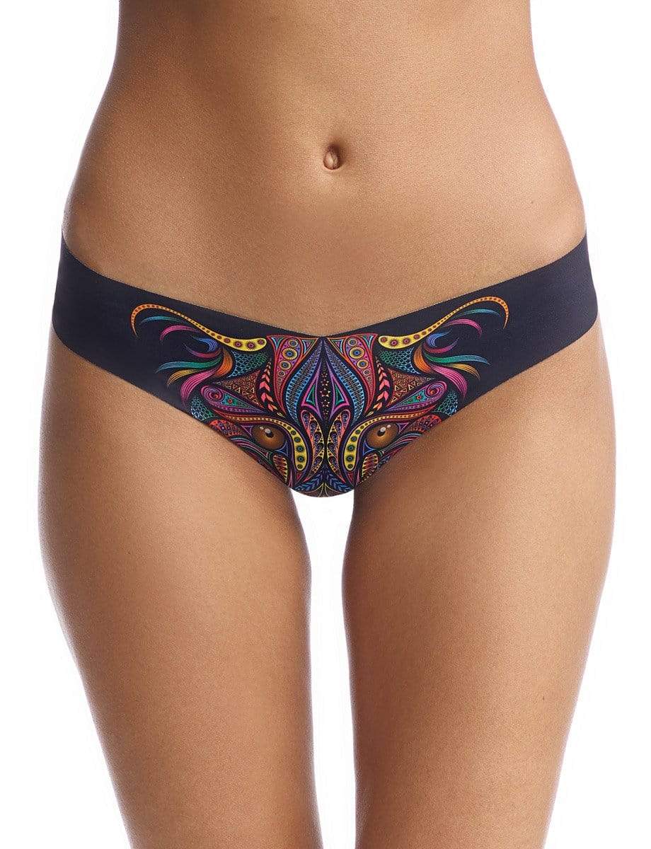 Tribal Panther Photo-Op Classic Thong Multi, Bra by Commando | LIT Boutique