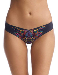 Thumbnail for Tribal Panther Photo-Op Classic Thong Multi, Bra by Commando | LIT Boutique