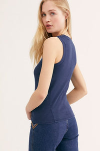 Thumbnail for U-Neck Tank Midnight, Tee Casuals by Free People | LIT Boutique