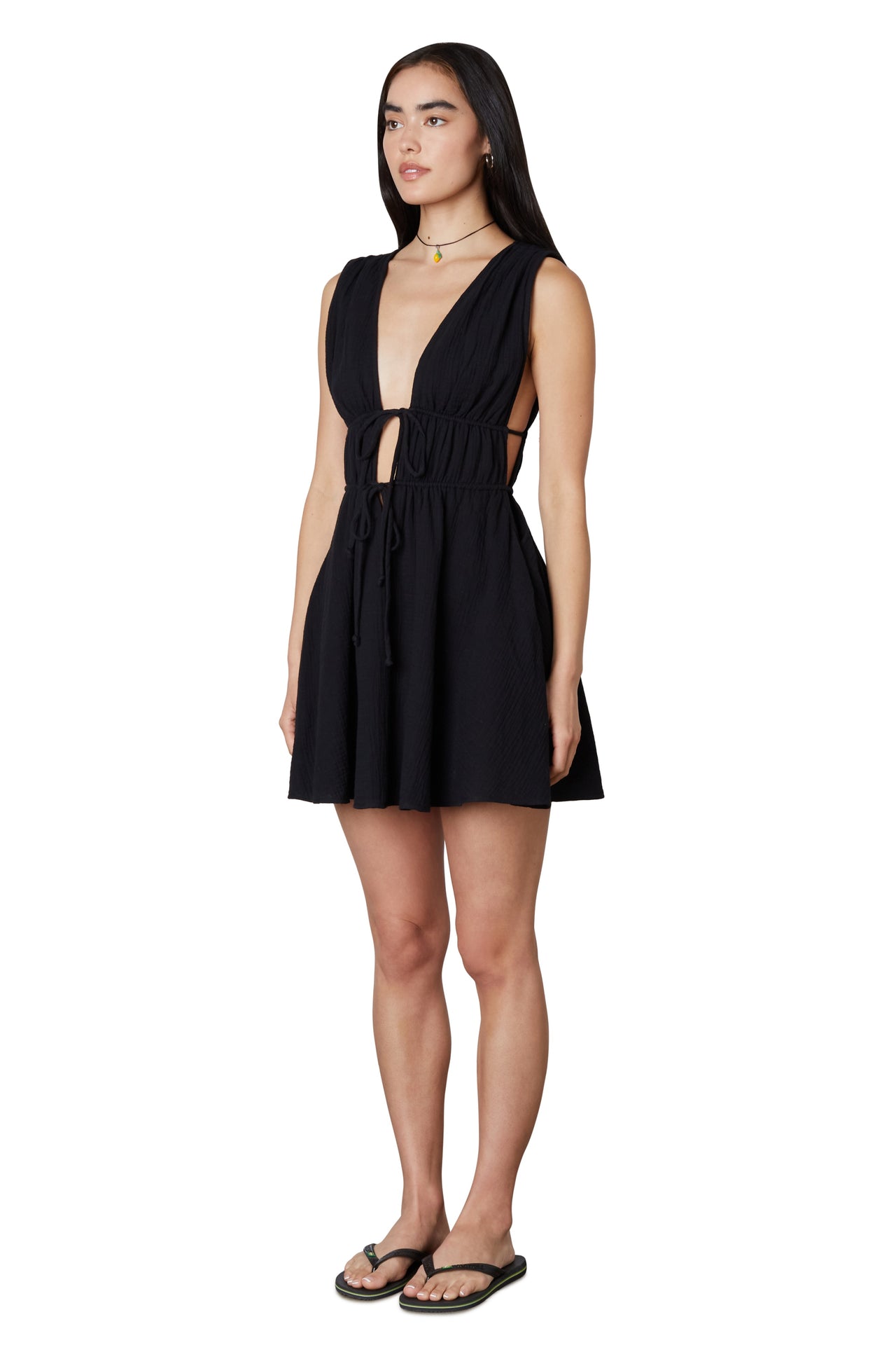Sardinia Black Mini Dress, Dress by NIA | LIT Boutique