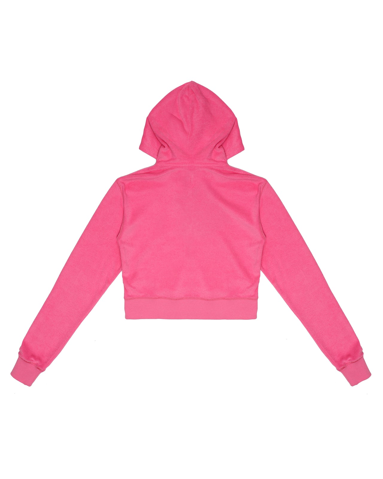 Pinky Promise Zip Up Terry Cloth Hoodie Pink, Tee Casuals by Boys Lie | LIT Boutique