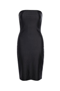 Thumbnail for Compression Shine Tube Dress Black, Dress by Good American | LIT Boutique