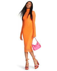 Thumbnail for Vivienne Dress Bright Orange, Dress by Steve Madden | LIT Boutique