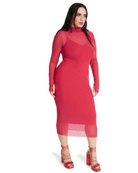 Thumbnail for Vivienne Dress Hot Pink, Dress by Steve Madden | LIT Boutique