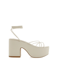 Thumbnail for Walda Strappy Platform Sandal Bone, Heel Shoe by Billini | LIT Boutique
