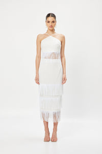 Thumbnail for Water Lily Lace Halter Midi Set Ivory, Dress by Elliatt | LIT Boutique