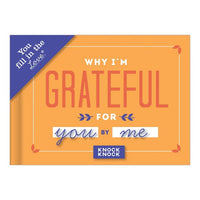 Thumbnail for Why I'm Grateful for You Fill in the Love Gift Book, Gift by Knock Knock | LIT Boutique