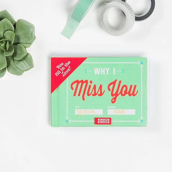 Why I Miss You Fill in the Love Gift Book, Gift by Knock Knock | LIT Boutique