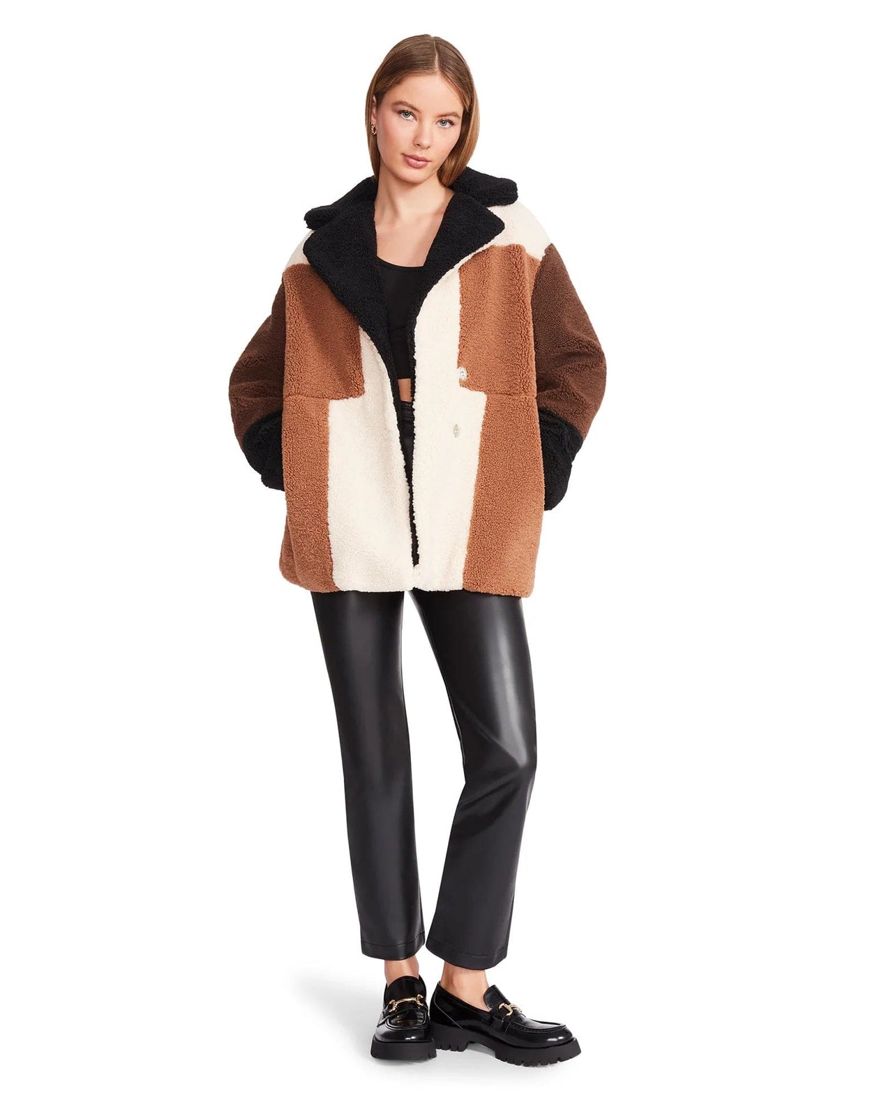 Willow Shearling Jacket Pristine Ivory, Jacket by BB Dakota | LIT Boutique