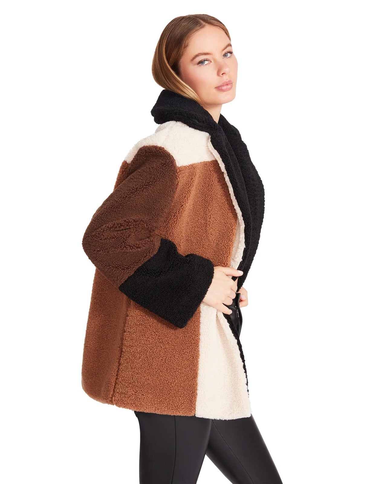 Willow Shearling Jacket Pristine Ivory, Jacket by BB Dakota | LIT Boutique