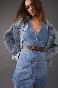 Thumbnail for WTF Getty Leather Belt Sedona, Belts by Free People | LIT Boutique