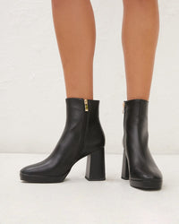 Thumbnail for Yatara Platform Ankle Bootie Black, Shoes by Billini Shoes | LIT Boutique