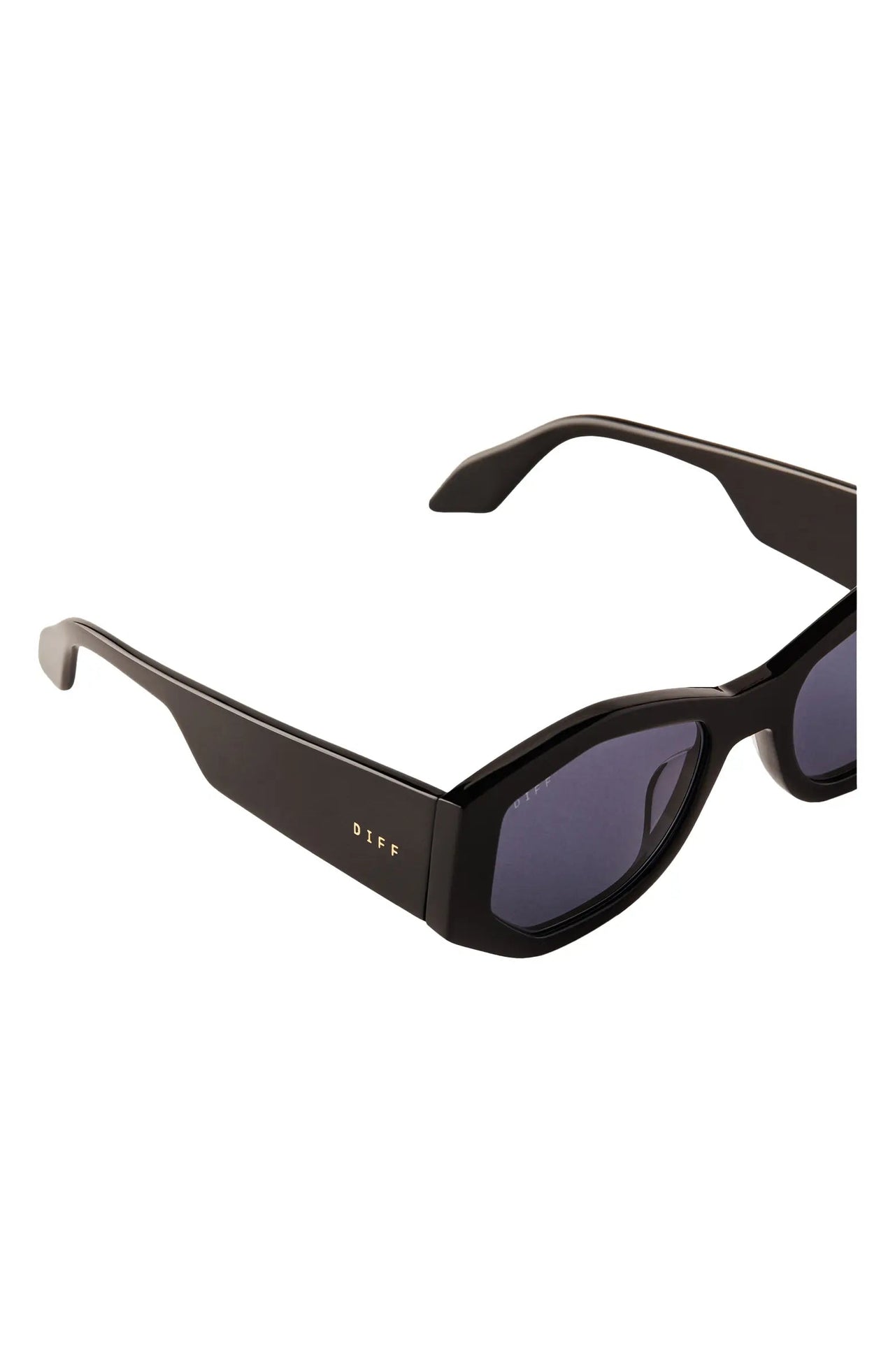 Zoe Black Grey Polarized Sunglasses, Sunglass Acc by DIFF Eyewear | LIT Boutique